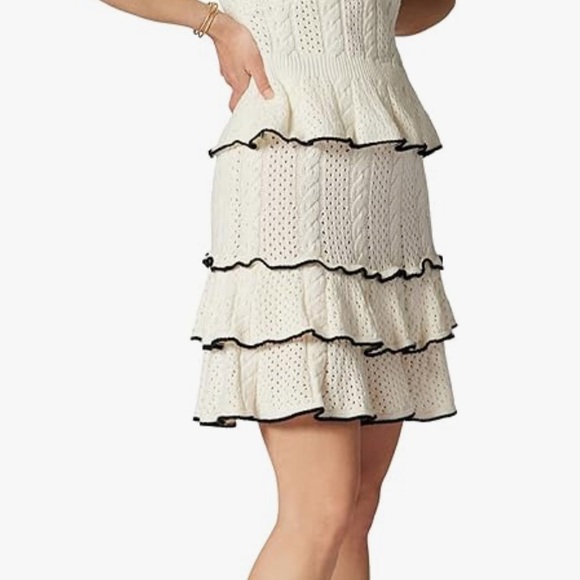 JOIE Tanya Mixed Stitched Skirt - Picture 3 of 11